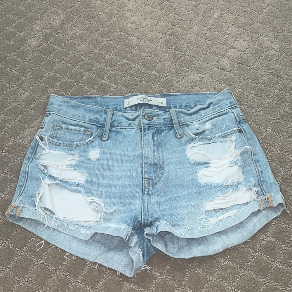 ABERCROMBIE JEAN SHORTS